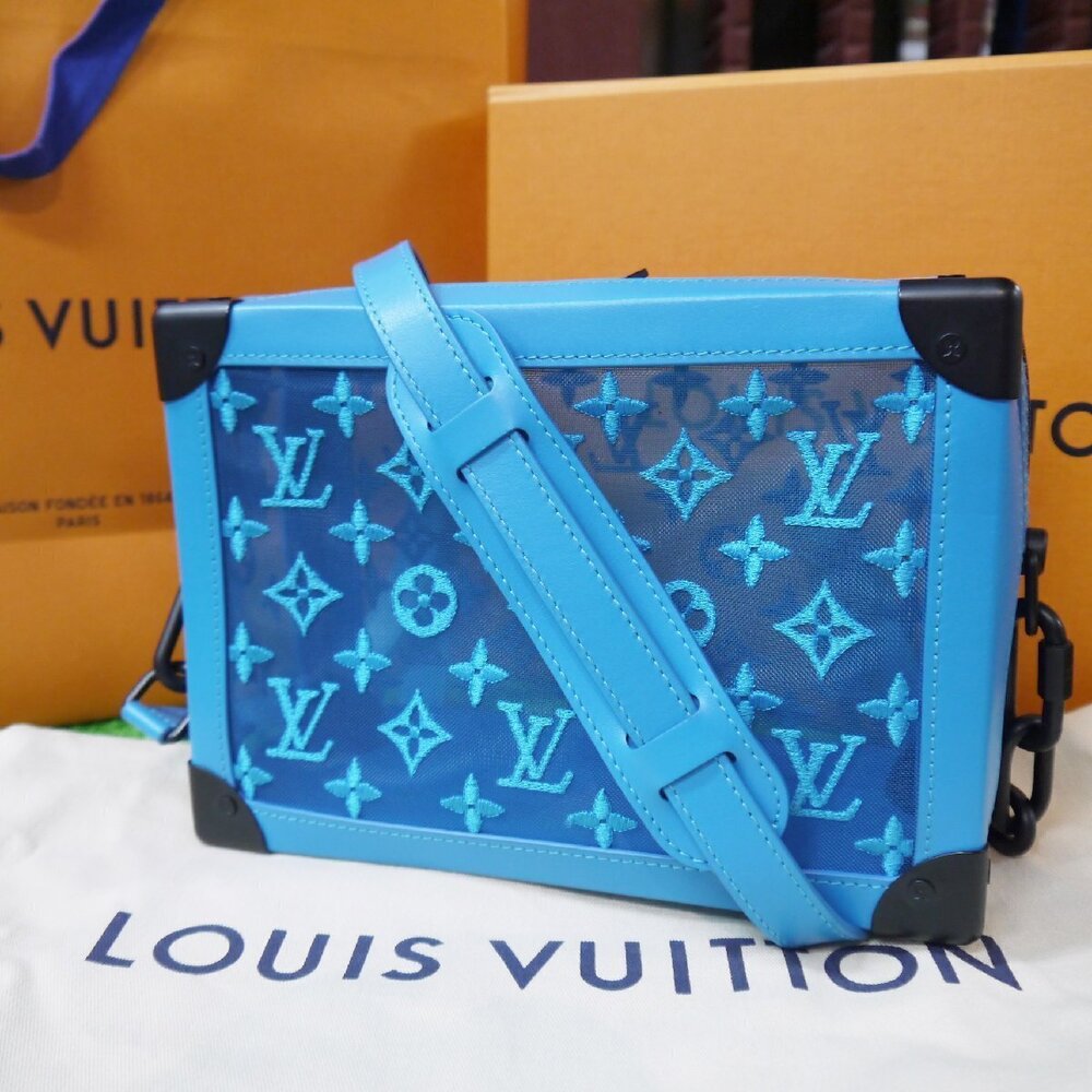 Louis Vuitton Soft Trunk Shoulder Bag Monogram Mesh paper